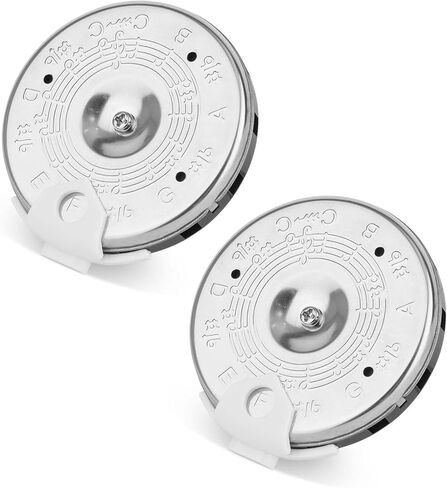 2pcs 13 Tone Pitch Pipe, High Sensitivity Chromatic C-C Scale Pitch Pipe Tuner Music Tuning Accessories for Guitar Bass Violin Cello Ukulele Singers & More in Saudi Arabia