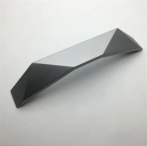 Simple Golden Gray Black Cabinet Door Drawer Pulls Cupboard Furniture Handles Hardware 1Pcs(Matt Silver 128mm) in Saudi Arabia