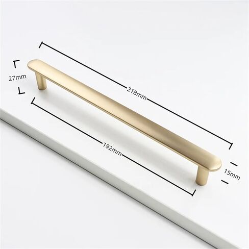 Cupboard Dressers Cabinet Door Handles Closet Drawer Kitchen Furniture Hardware 1Pcs(Rose gold-C192mm) in Saudi Arabia