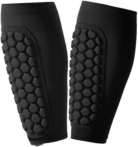 Soccer Shin Guards Shin Guards Kids Youth Adult,Calf Compression Sleeve with Honeycomb Pads,Breathable Elastic Anti-Collision for Skiing & Snowboarding,Soccer Training,Protect LegsGuards in Saudi Arabia
