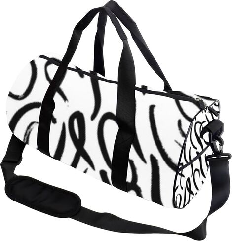 تصميم هندسي بسيط، حقيبة نسائية قابلة للتعبئة، حقائب أكسفورد، حزام كتف قابل للتعديل، حقيبة ظهر قابلة للتحويل، حقيبة عطلة نهاية الأسبوع اللطيفة لأساسيات رياضة كرة القدم جيو جيتسو للنساء in Kuwait