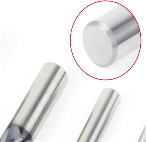 مجموعات مطحنة النهاية 4 مزامير HRC50° HRC55° HRC65° لقمة توجيه CNC حلزونية 1 مم إلى 20 مم 4F للخشب والألومنيوم والصلب والتيتانيوم in Kuwait