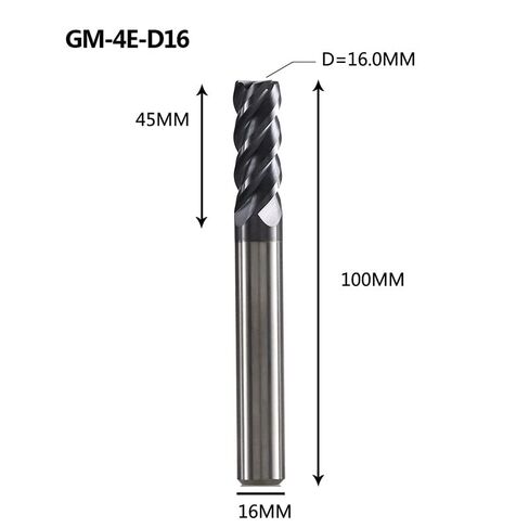 1 قطعة 4 المزامير كربيد نهاية مطحنة D4-D20 CNC جهاز توجيه الخشب بت 1-20 مللي متر قطع القطر التنغستن الصلب قاطعة المطحنة أداة in Kuwait
