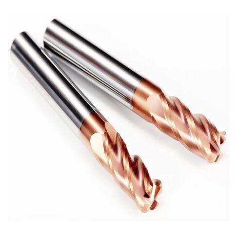 مجموعات مطحنة النهاية 4 مزامير HRC50° HRC55° HRC65° لقمة توجيه CNC حلزونية 1 مم إلى 20 مم 4F للخشب والألومنيوم والصلب والتيتانيوم in Kuwait