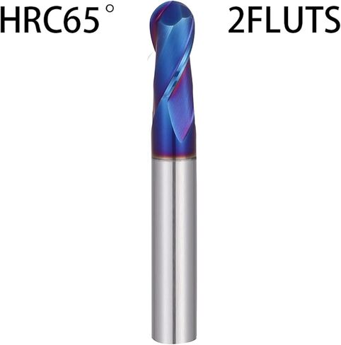 الكرة الأنف نهاية مطحنة القاطع CNC راوتر بت التنغستن كربيد مزدوج الناي طحن أداة HRC50 55 65 R1 R2 in Kuwait