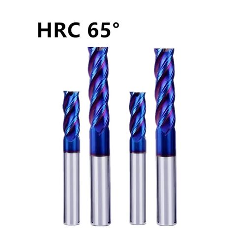 End Mill Sets 4 Flutes HRC50° HRC55° HRC65° Spiral CNC Router Bit 1mm to 20mm 4F for Wood Aluminum Steel Titanium in Kuwait