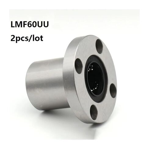 2pcs/lot LMF60UU LMF60 Flange Linear Bushing Bearing Ball in Saudi Arabia