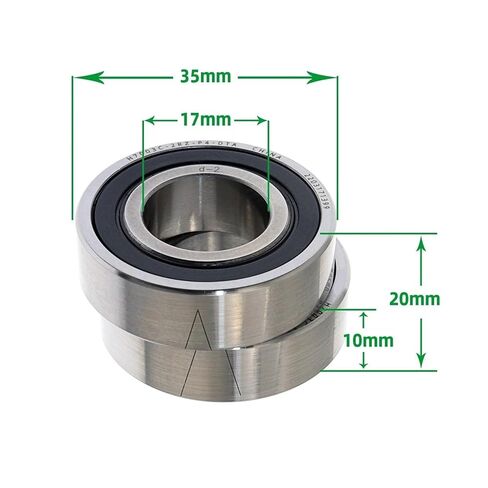 1pcs H7003C-2RZ-P4-DTA 7003C 17X35X10 Angular Contact Ball Bearings Spindle Machine Electric in Saudi Arabia