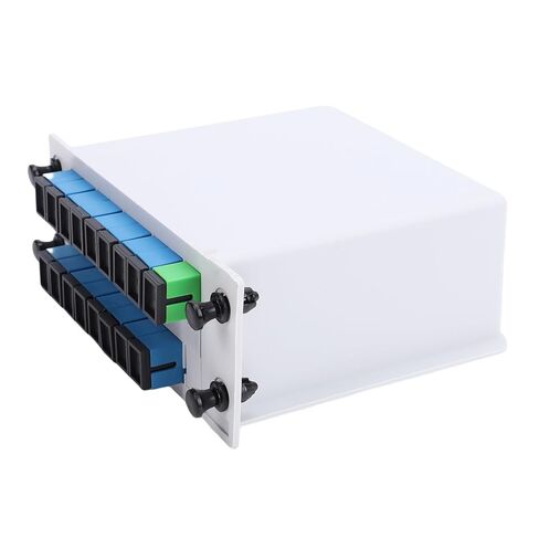 مقسم PLC، بطاقة كاسيت 1x16 SC UPC لإدخال مقسم الألياف الضوئية مع فقدان إدخال منخفض وموثوقية عالية، للأسلاك المنزلية وشبكة الألياف الضوئية المحلية in Kuwait