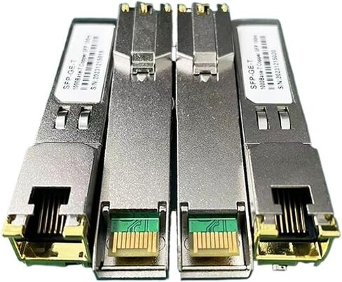 SFP-GE-T 1000base Gigabit منفذ كهربائي نقي واجهة RJ45 100M بصري للوحدة النمطية in Kuwait