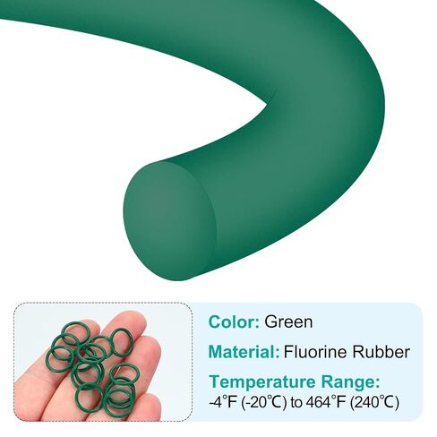 PATIKIL Fluorine Rubber O-Ring 14.5mm OD 11.5mm ID 1.5mm Width, 20Pcs Metric FKM Sealing Gasket Replacement for Seal Plumbing and Faucet Hose Machinery Plumbing Valves, Green in Saudi Arabia
