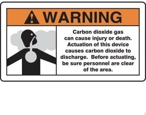 ANSI WARNING SAFETY SIGN CARBON, Mfr: MFXG346XL-A in Saudi Arabia