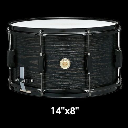 Tama Woodworks Snare Drum - 8 x 14-inch - Black Oak Wrap in Saudi Arabia