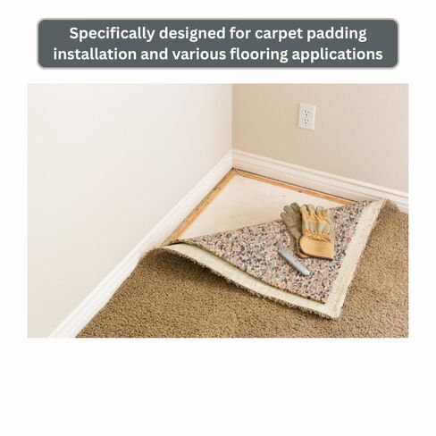 Complete C-7512D, 19 GA 3/8" Leg Length x 15/32" Crown Fine Wire Staples, 5000 per Package, Similar to Duo-Fast 75 Series Staples, Divergent Point Galvanized, for Installing Carpet Padding in Kuwait