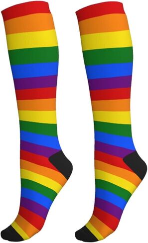 جوارب ضغط Goldendoodle لطيفة للنساء والرجال، جوارب داعمة للركبة للممرضات والجري والسفر الرياضي in Kuwait