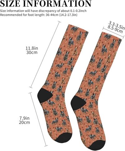 Cute Dog Compression Socks Women Men, Knee High Stockings For Nurse Running Travel Athletic, Dog Lover Gift in Saudi Arabia