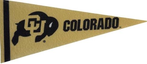 Colorado Buffaloes Felt Mini Pennant - Size: 4" x 9" - Officially Licensed - 1 Pennant Per Pack in Saudi Arabia