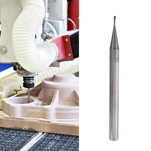 Fydun موضوع قاطعة المطحنة التنغستن الصلب 3 الأسنان متري CNC أداة اليد M1.6x0.35xD4x50 للخيوط الدقيقة in Saudi Arabia