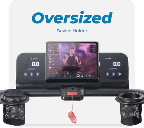 Echelon Stride Treadmill , Smart Foldable, 300 Lb Capacity, Motorized Incline, Comfortable Air Cushioning Deck , Elevate Home Workouts, Easy Storage, USB Charging Port + 30-Day Free Membership in Kuwait