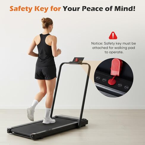 NEWBULIG وسادة المشي تحت المكتب، حلقة مفرغة كهربائية محمولة مدمجة للمشي مع جهاز تحكم عن بعد للمكتب المنزلي، آلة لياقة بدنية هادئة in Kuwait