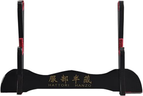 Handmade Sword - Black Lacquered Wood, Deluxe Table Stand for Katana or Wakizashi Swords, Sword Table Display Holder in Saudi Arabia
