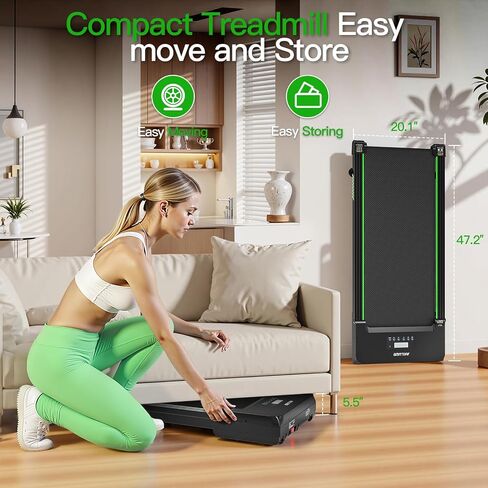 وسادة المشي Akluer مع انحدار تلقائي بنسبة 12%، أجهزة مشي تحت المكتب للمنزل والمكتب، وسادة مشي محمولة هادئة بقوة 2.5 حصان مع تطبيق ذكي وطرق ذات مناظر خلابة ومكبر صوت بلوتوث للمشي لمسافات طويلة في المنزل in Kuwait