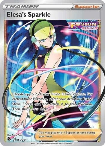 Elesa's Sparkle - 260/264 - Full Art Ultra Rare - Sword & Shield - Fusion Strike in Saudi Arabia