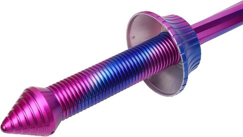 Pongnas Portable Spiral Retractable Telescopic Sword, 3D Printing, Lightweight, Fun to Play, Space Saving Retractable Sword Toy for Stress Relief (Gradient) in Saudi Arabia