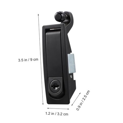 Ciieeo 2-Pack Key Locking Compression Latches Hand Operated Zinc Alloy Door Locks for Cabinets Sturdy Compression Latches with Key for Security in Saudi Arabia