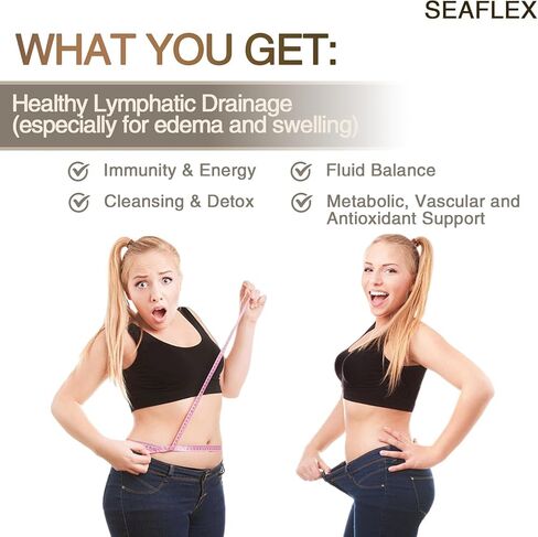 Lymphatic Drainage Capsules Natural Herbal Supplement for Fluid Balance & Immune Health, with Echinacea, Dandelion, and Burdock 60 Capsules in Saudi Arabia