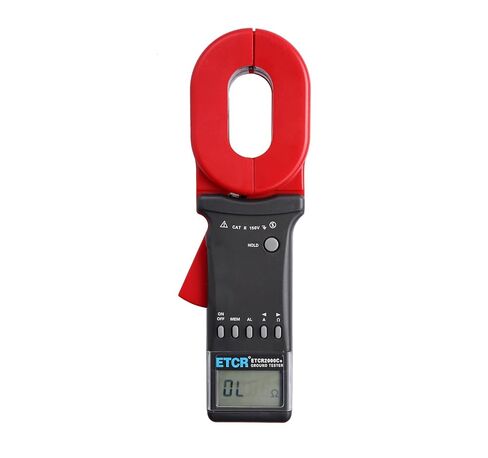 ETCR2000C+ Digital Clamp Ground Earth Resistance Meter Tester 0.01-1200Ω, 0.00mA-20.0A, Clamp Size 65mm×32mm in Kuwait