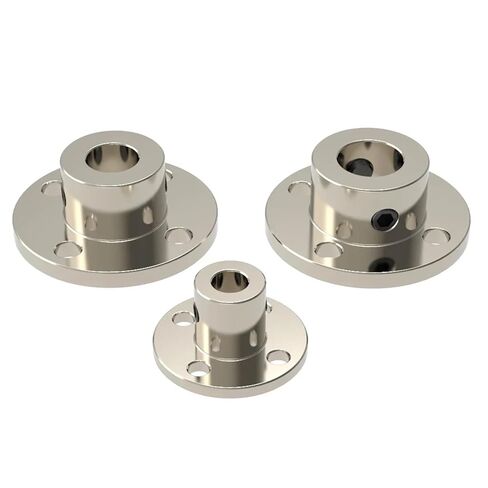 Rigid Flange Coupling 3/3.17/4/5/6/6.35/7/8/10/11/12/14mm Motor Guide Shaft Coupler Connector 5/15Pcs(5pcs 12mm) in Saudi Arabia