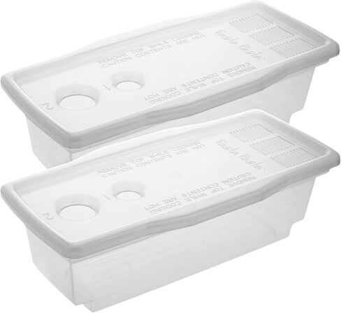 جهاز طهي المعكرونة بالميكروويف من فاستا - الأصلي (2PK) - يطبخ ما يصل إلى 4 حصص - بدون فوضى أو التصاق أو انتظار الغليان - معكرونة ال دينتي المثالية في كل مرة - للمساكن والمطابخ والمكاتب - صنع في الولايات المتحدة الأمريكية in Saudi Arabia