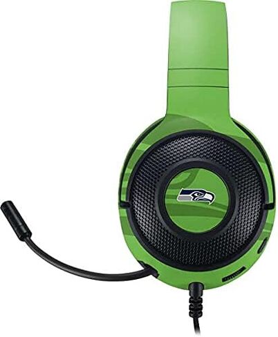 Skinit Decal Skin Compatible with Razer Kraken X Gaming Headset - Officially Licensed NFL Seattle Seahawks Double Vision Design in Saudi Arabia