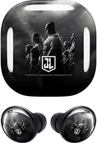 ملصق صوتي من Skinit متوافق مع Samsung Galaxy Buds Pro - تصميم جانبي مرخص رسميًا من Warner Bros Bruce Wayne in Saudi Arabia