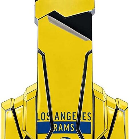 Skinit Decal Skin Compatible with BENGOO G9000 Gaming Headset - Officially Licensed NFL Los Angeles Rams White Performance Series Design in Saudi Arabia
