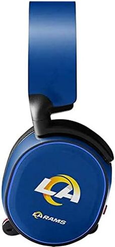 Skinit Decal Skin Compatible with SteelSeries Arctis 3 Gaming Headset - Officially Licensed NFL Los Angeles Rams Distressed Design in Saudi Arabia