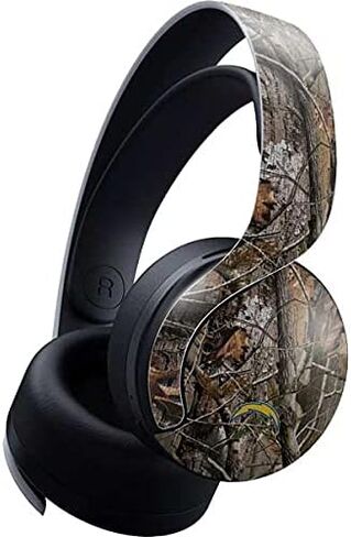 Skinit Decal Gaming Skin Compatible with Pulse 3D Wireless Headset for PS5 - Officially Licensed NFL Los Angeles Chargers Realtree AP Camo Design in Saudi Arabia