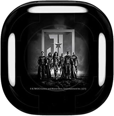 Skinit Decal Audio Skin Compatible with Samsung Galaxy Buds Pro - Officially Licensed Warner Bros Justice League Black and White Design in Saudi Arabia