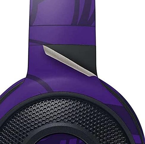 ملصق Skinit متوافق مع سماعة الألعاب Razer Kraken X - تصميم رؤية مزدوجة مرخص رسميًا من NFL Minnesota Vikings in Saudi Arabia