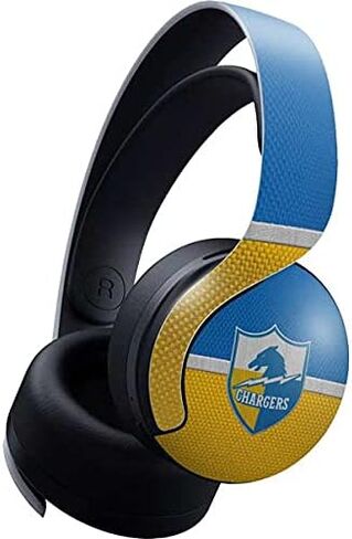 Skinit Decal Gaming Skin Compatible with Pulse 3D Wireless Headset for PS5 - Officially Licensed NFL Los Angeles Chargers Vintage Design in Saudi Arabia