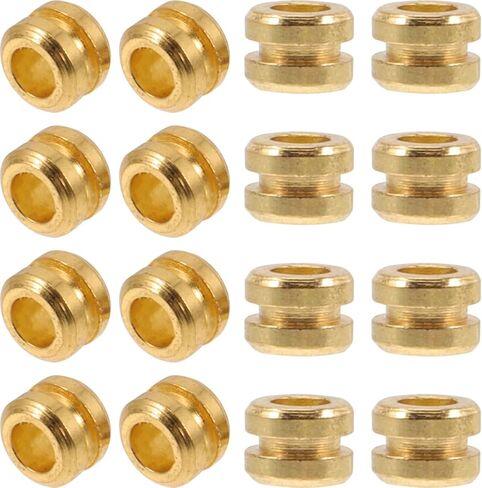 Totority Guitar String Ball End Beads,80Pcs Bulk Metal Tail Parts for Acoustic Folk & Classical Guitar, Gold Replacement Bridge Beads for Custom String Making, Enhances Resonance and Sustain in Saudi Arabia