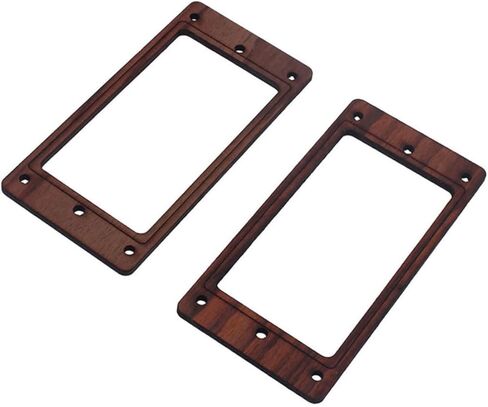 ERINGOGO Wood Humbucker Pickup Ring with 8 Screws Double Coil Electric Guitar Pickup Mounting Frame for Replacement in Saudi Arabia