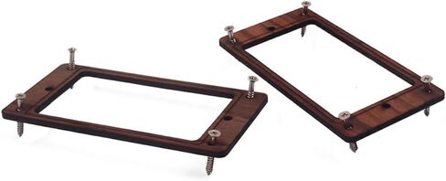 ERINGOGO Wood Humbucker Pickup Ring with 8 Screws Double Coil Electric Guitar Pickup Mounting Frame for Replacement in Saudi Arabia