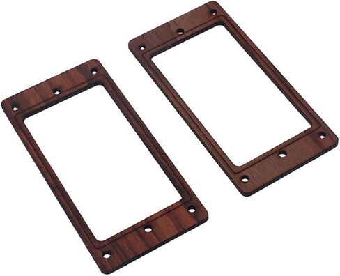 ERINGOGO Wood Humbucker Pickup Ring with 8 Screws Double Coil Electric Guitar Pickup Mounting Frame for Replacement in Saudi Arabia