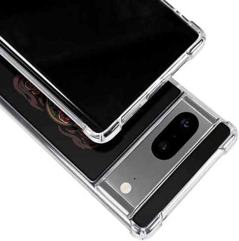 حافظة هاتف Skinit الشفافة متوافقة مع Google Pixel 8 - تصميم خلفي للجري مرخص رسميًا باللون الأزرق السائل NFL San Francisco 49ers in Saudi Arabia