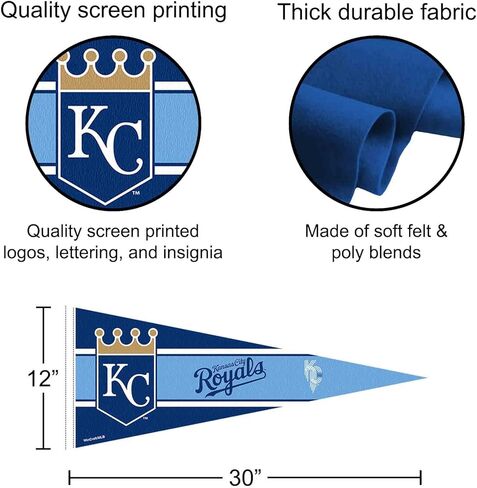 WinCraft Royals Powder Blue Full Size Pennant Flag in Kuwait