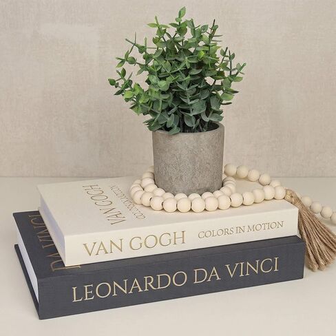 Decorative Linen Book Set of 2, Faux Book Storage Box, Coffee Table and Bookshelf Decor in Kuwait