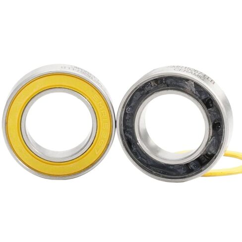 15267-2RS الفولاذ تحمل 15*26*7mm 1 قطعة ABEC-3 15267 RS دراجة محور الجبهة الخلفية محاور عجلة SC 15 26 7 كرات سيراميك محامل in Saudi Arabia