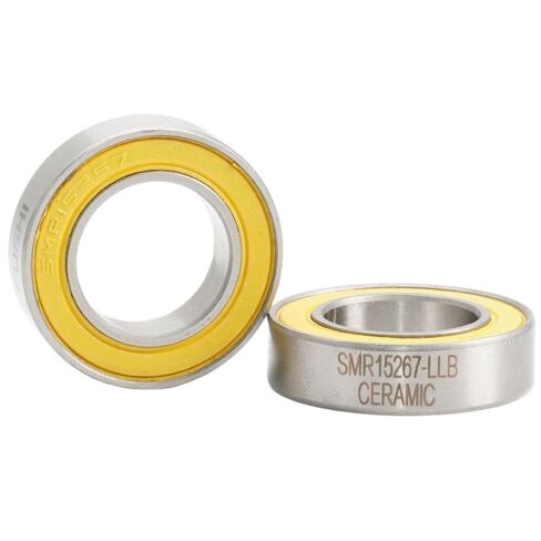15267-2RS الفولاذ تحمل 15*26*7mm 1 قطعة ABEC-3 15267 RS دراجة محور الجبهة الخلفية محاور عجلة SC 15 26 7 كرات سيراميك محامل in Saudi Arabia